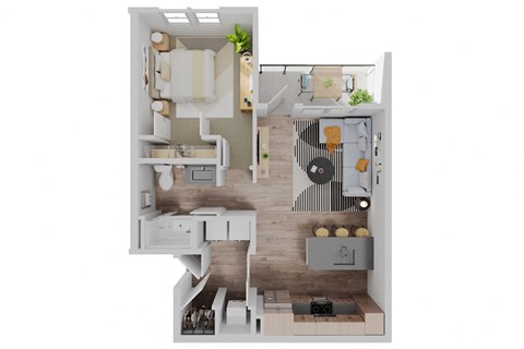 1 bedroom 1 bath D at The Quinn, Pensacola, FL, 32526